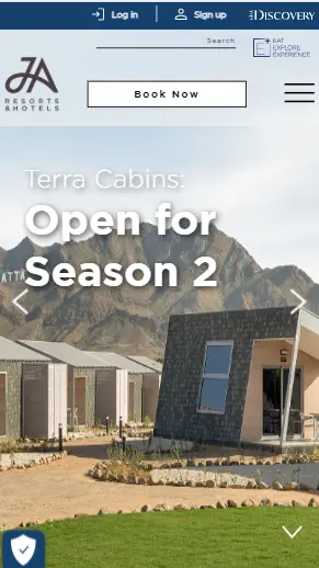 JA Hotels Mobile Image